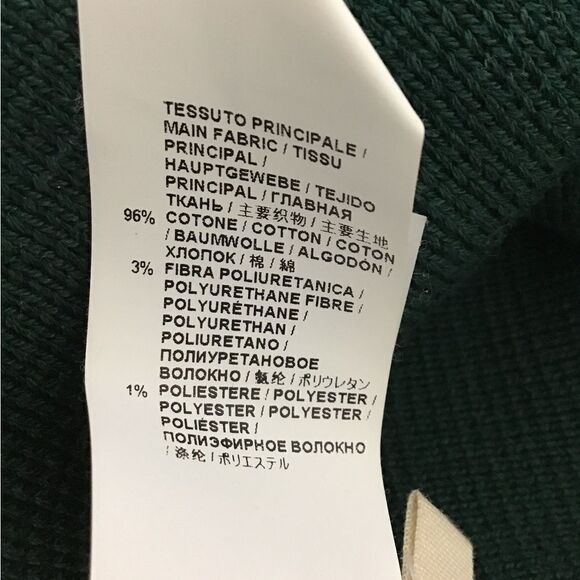 Marni Green V-Neck Faux Leather Trim Sleeveless Top Size 42 - Picture 6 of 13